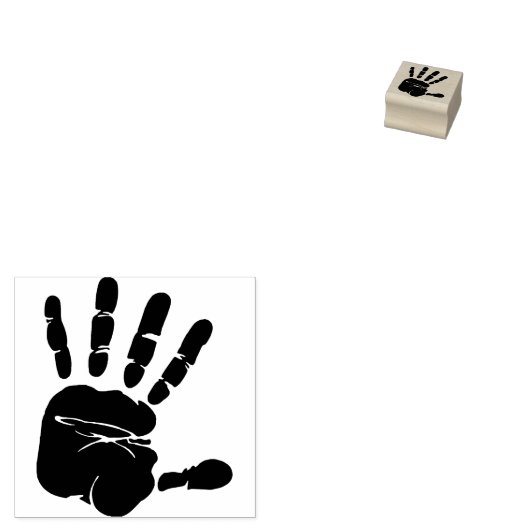 Handdruk Rubberstempel (Gestempeld)