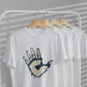 Handdruk T-shirt