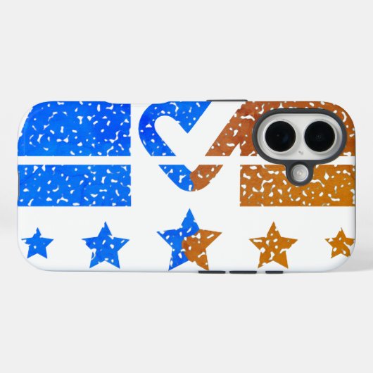 Handdruk van nationale plicht Case-Mate iPhone case (Achterkant (horizontaal))