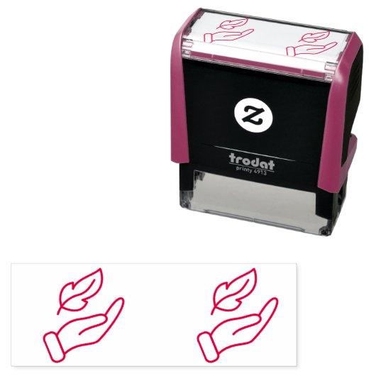 Handdruppelaar Zelfinktende Stempel (In situ)