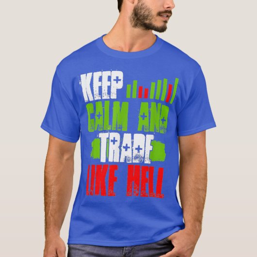Handel als hel met bullehandel als schande t-shirt (Voorkant)