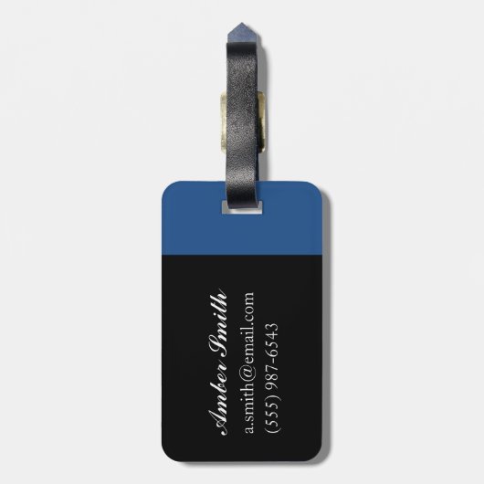 Handel Bagagelabel (Achterkant verticaal)