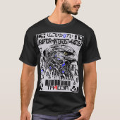 Handel Cyber Raptor Vogel Ontwerp T-shirt (Voorkant)