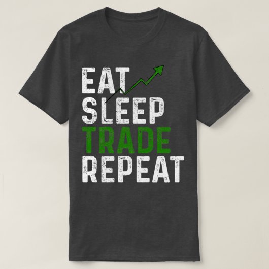 Handel in aandelen 4 t-shirt (Design voorkant)