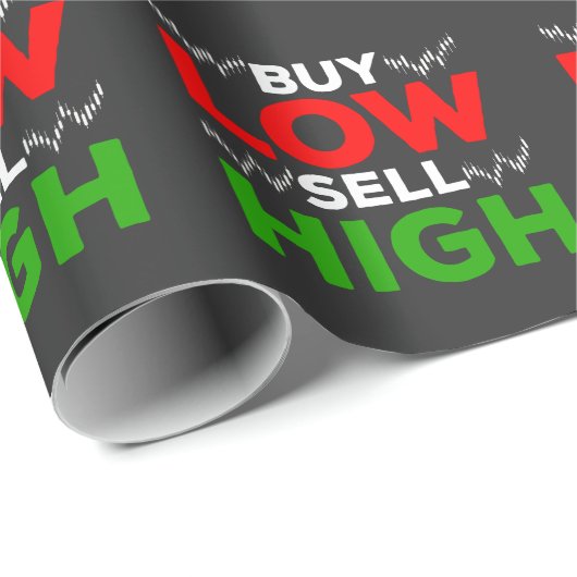 Handel in aandelen Forex-handelaar Aankoop hoog Cadeaupapier (Rol Hoek)