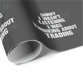 Handel in aandelen Hobby Investor Day Trader Cadeaupapier (Rol Hoek)