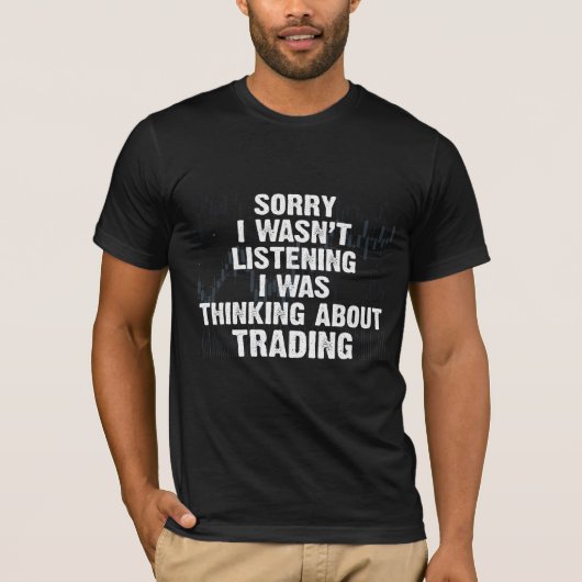 Handel in aandelen Hobby Investor Day Trader T-shirt (Voorkant)