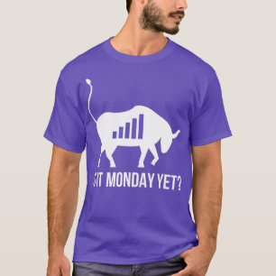 Handel in aandelen is maandag tot dag handel t-shirt