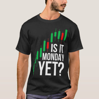 Handel in aandelen is maandag tot dag handel t-shirt