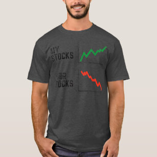 Handel in aandelen - Mijn voorraad Je voorraad T-shirt