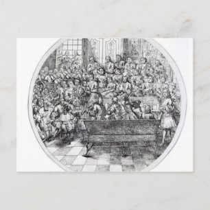 Handel in een oratorio, c.1740 briefkaart
