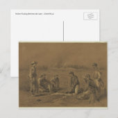 Handel in tickets briefkaart (Voorkant / Achterkant)