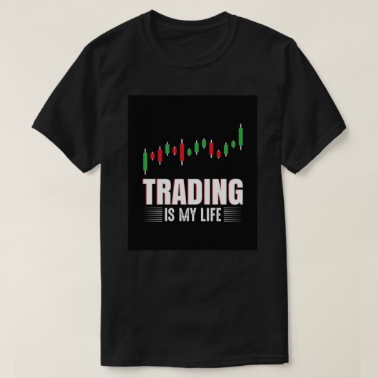 Handel is mijn Life Meme Wall Street Stock Exchang T-shirt (Design voorkant)