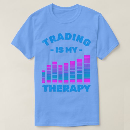 Handel is mijn therapie 4 t-shirt (Design voorkant)
