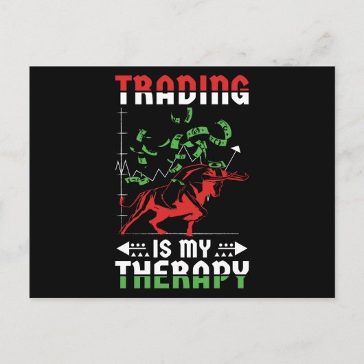 Handel is mijn therapie briefkaart (Voorkant)