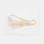 Handel klimdraden en moeren fleece deken (Voorkant (Horizontaal))