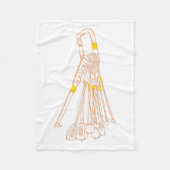 Handel klimdraden en moeren fleece deken (Voorkant)