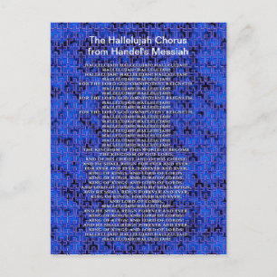 Handel Messiah Kerstmis Feestdagenkaart