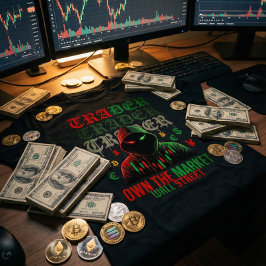 Handel Mysterie Karakter Rood Groene Kaars T-shirt