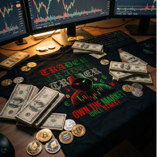 Handel Mysterie Karakter Rood Groene Kaars T-shirt