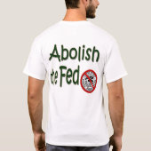 Handel of handel Afschaffen van het Federaal Rode T-shirt (Achterkant)