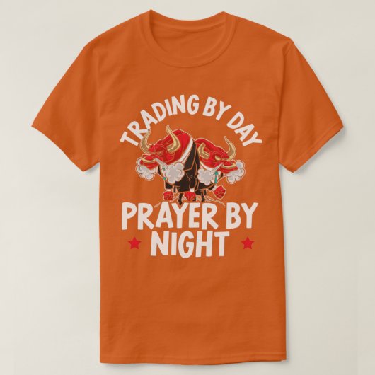 Handel per dag door middel van nachthandel 1 t-shirt (Design voorkant)