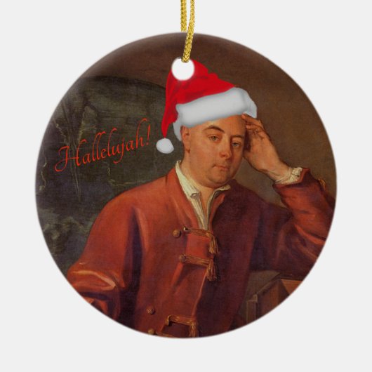 Handel portrait ornament - Messiah - Hallelujah (Voorkant)
