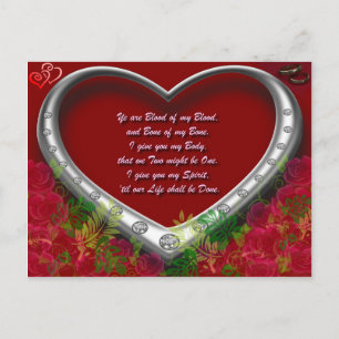 Handel. Scot Love Vow: Bloed van mijn Bloed Briefkaart