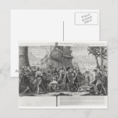 Handel tussen Mexicaanse Indiërs en Fransen Briefkaart (Voorkant / Achterkant)