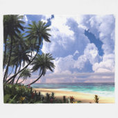 Handel Wind Daglicht Fleece Deken (Voorkant (Horizontaal))