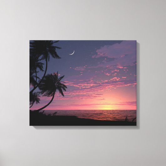 Handel Wind Twilight Canvas Afdruk (Voorkant)