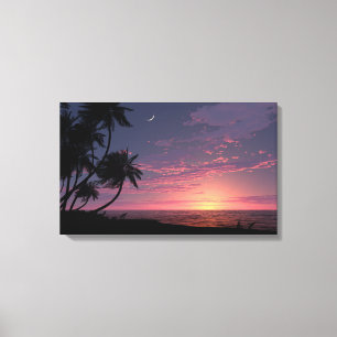 Handel Wind Twilight Canvas Afdruk