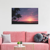 Handel Wind Twilight Canvas Afdruk (Insitu (Woonkamer))
