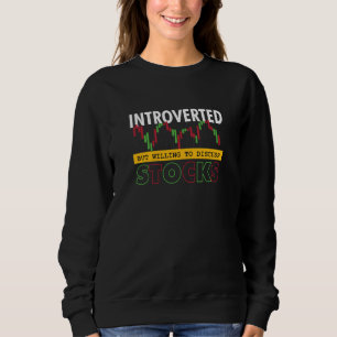 Handelaar Aandelenmarkt Introvert Bereid Om Te Dis Trui