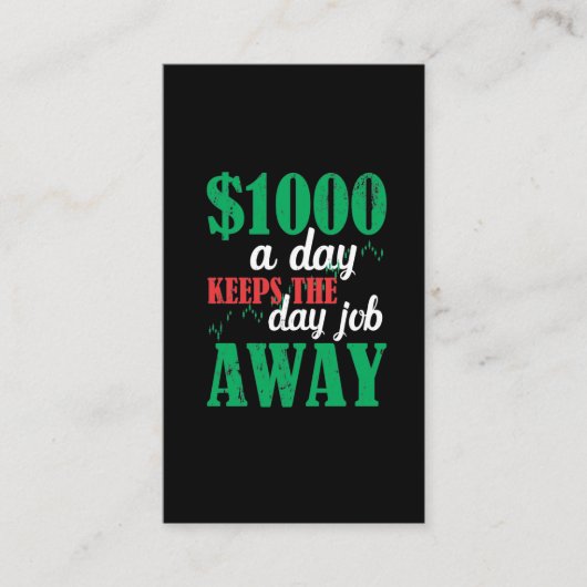 Handelaar beursgenoteerde aandelen Belegger Joke Visitekaartje (Voorkant)