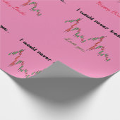 Handelaar inpakpapier, bewerkbare verjaardag cadeaupapier (Hoek)