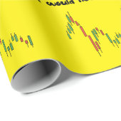 Handelaar inpakpapier, bewerkbare verjaardag cadeaupapier (Rol Hoek)