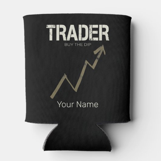 Handelaar Koop de Dip Day Trader en Cryptocurrency Blikjeskoeler (Achterkant)