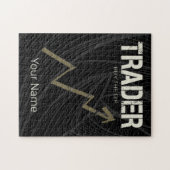 Handelaar Koop de Dip Day Trader en Cryptocurrency Legpuzzel (Horizontaal)