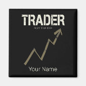 Handelaar Koop de Dip Day Trader en Cryptocurrency Magneet (Voorkant)