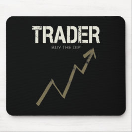 Handelaar Koop de Dip Day Trader en Cryptocurrency Muismat