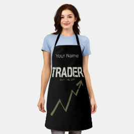 Handelaar Koop de Dip Day Trader en Cryptocurrency Schort