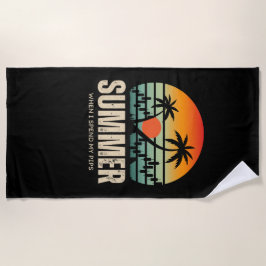 Handelaar ontwerp | Zomer | Grappig Strandlaken