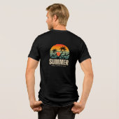Handelaar ontwerp | Zomer | Grappig Tri-Blend Shirt (Achterkant volledig)