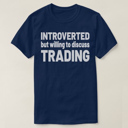 Handelaar op de aandelenmarkt Forex Trader Bulls v T-shirt (Design voorkant)