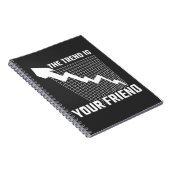 Handelaar op de aandelenmarkt Wisselkoersbelegger Notitieboek (Rechterzijde)