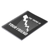 Handelaar op de aandelenmarkt Wisselkoersbelegger Notitieboek (Linkerzijde)