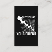 Handelaar op de aandelenmarkt Wisselkoersbelegger Visitekaartje (Voorkant)