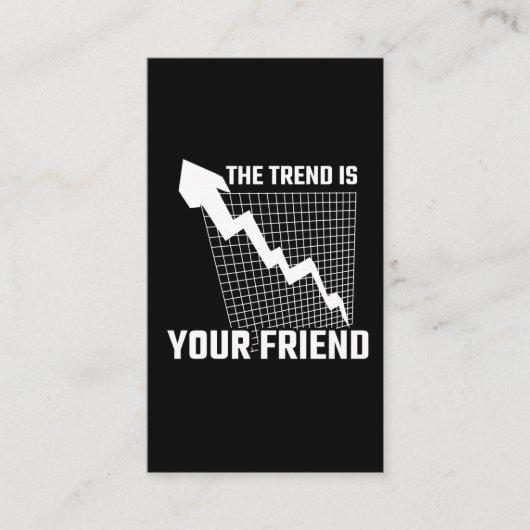 Handelaar op de aandelenmarkt Wisselkoersbelegger Visitekaartje (Voorkant)