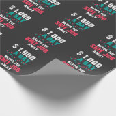 Handelaar op de beurs cadeaupapier (Hoek)